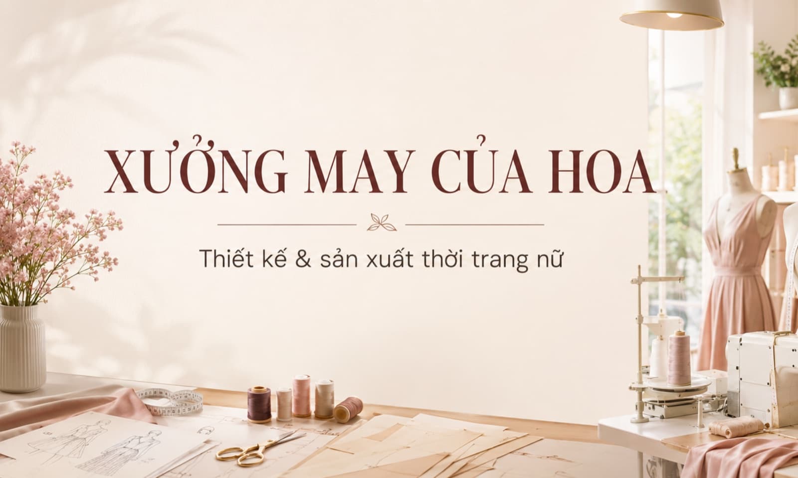 Mai Hoa là ai? Cô gái đi lên từ đường kim mũi chỉ đến chủ Xưởng may Của Hoa